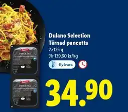 Lidl Dulano Selection Tärnad pancetta erbjuda