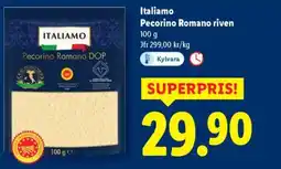 Lidl ITALIAMO Pecorino Romano riven erbjuda