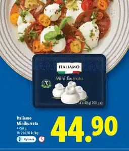 Lidl ITALIAMO Miniburrata erbjuda