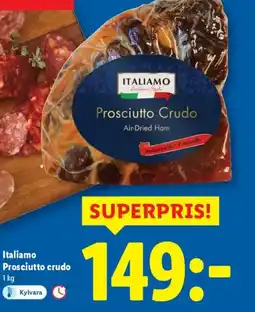 Lidl ITALIAMO Prosciutto crudo erbjuda