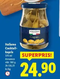 Lidl ITALIAMO Cocktail- kapris erbjuda
