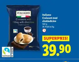 Lidl ITALIAMO Croissant med chokladkräm erbjuda