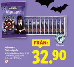 Lidl Halloween Chokladgodis erbjuda