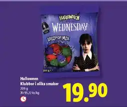 Lidl Halloween Klubbor i olika smaker erbjuda