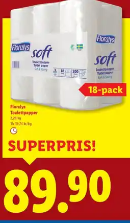Lidl Floralys Toalettpapper erbjuda