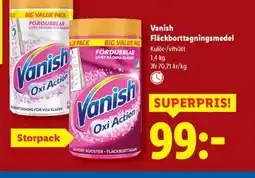 Lidl Vanish Fläckborttagningsmedel erbjuda