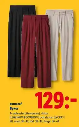 Lidl EsmaraⓇ Byxor erbjuda