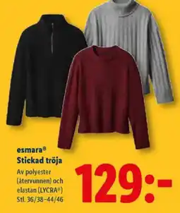 Lidl EsmaraⓇ Stickad tröja erbjuda