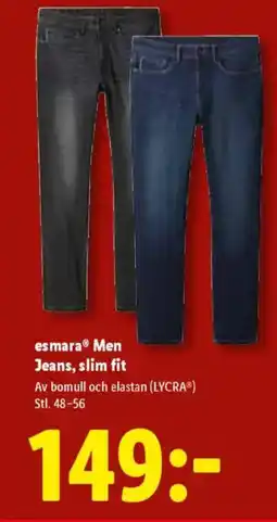 Lidl Esmara® Men Jeans, slim fit erbjuda