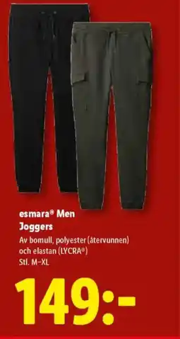 Lidl Esmara® Men Joggers erbjuda