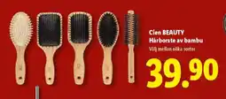 Lidl Cien Beauty Hårborste av bambu erbjuda