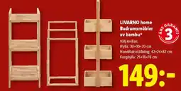 Lidl LIVARNO HOME Badrumsmöbler av bambu erbjuda
