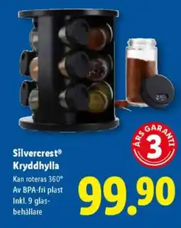 Lidl SilvercrestⓇ Kryddhylla erbjuda