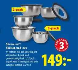Lidl SilvercrestⓇ Skålset med lock erbjuda