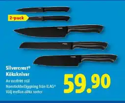 Lidl Silvercrest® Köksknivar erbjuda