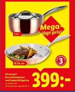 Lidl SilvercrestⓇ Kastrull/stekpanna med kopparbeläggning erbjuda