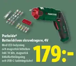 Lidl Parkside® Batteridriven skruvdragare, 4V erbjuda