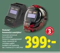 Lidl Parkside® Automatisk svetshjälm erbjuda