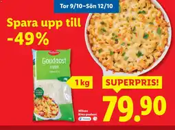Lidl Milbona Riven goudaost erbjuda