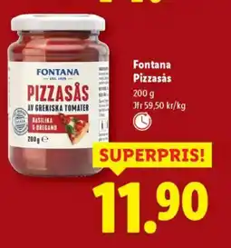 Lidl FONTANA Pizzasås erbjuda