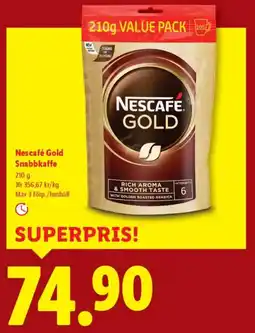 Lidl Nescafé Gold Snabbkaffe erbjuda