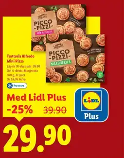 Lidl Trattoria Alfredo Mini Pizza erbjuda