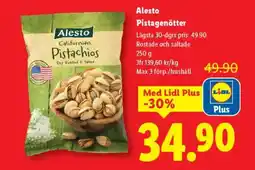 Lidl Alesto Pistagenötter erbjuda