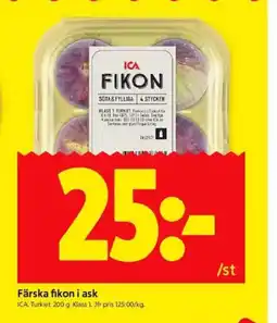 ICA Kvantum ICA Färska fikon i ask erbjuda