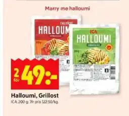 ICA Kvantum ICA Halloumi, Grillost erbjuda