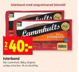 ICA Kvantum Ello Isterband erbjuda