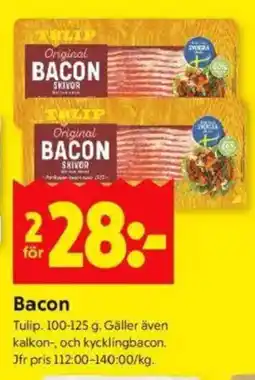 ICA Kvantum TULIP Bacon erbjuda
