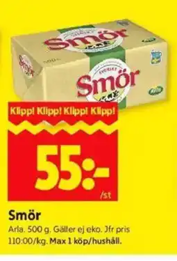 ICA Kvantum ARLA Smör erbjuda