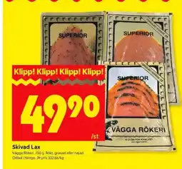 ICA Kvantum Skivad Lax erbjuda