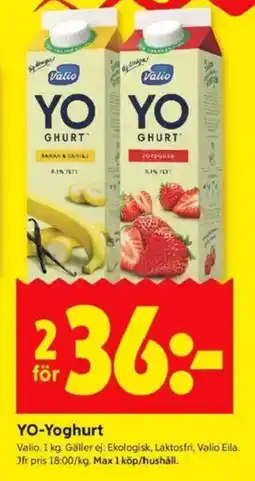 ICA Kvantum Valio YO-Yoghurt erbjuda
