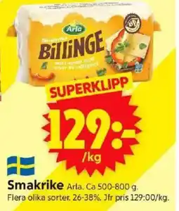 ICA Supermarket ARLA Smakrike erbjuda