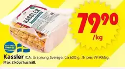 ICA Supermarket ICA Kassler erbjuda