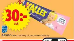 ICA Supermarket KALLES Kaviar erbjuda