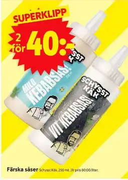 ICA Supermarket SCHYSST KÄK Färska såser erbjuda