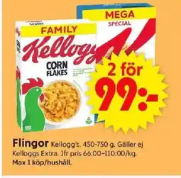 ICA Supermarket KELLOGG'S Flingor erbjuda