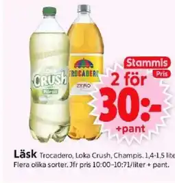 ICA Supermarket TROCADERO Läsk erbjuda
