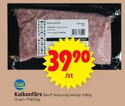 ICA Supermarket Kalkonfärs Åke P. erbjuda