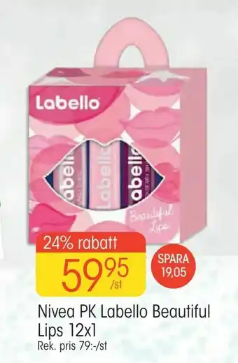 Nivea PK Labello Beautiful Lips 12x1