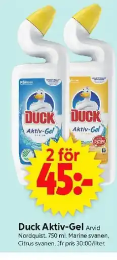 ICA Supermarket Duck Aktiv-Gel erbjuda