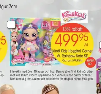 EKO Kindi Kids Hospital Corner W. Rainbow Kate SE erbjuda