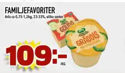 Prisma Mat ARLA Familjefavoriter erbjuda