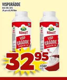Prisma Mat ARLA Vispgrädde erbjuda