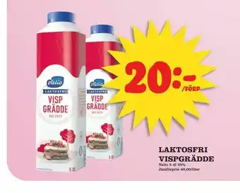 Laktosfri vispgrädde