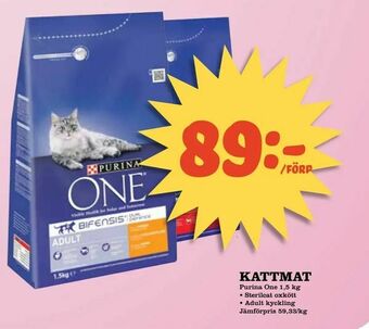 Nelins Kattmat erbjuda