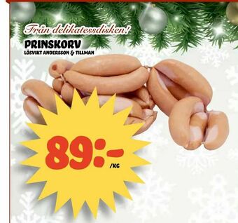 Nelins Prinskorv erbjuda