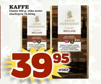 Nelins Kaffe erbjuda